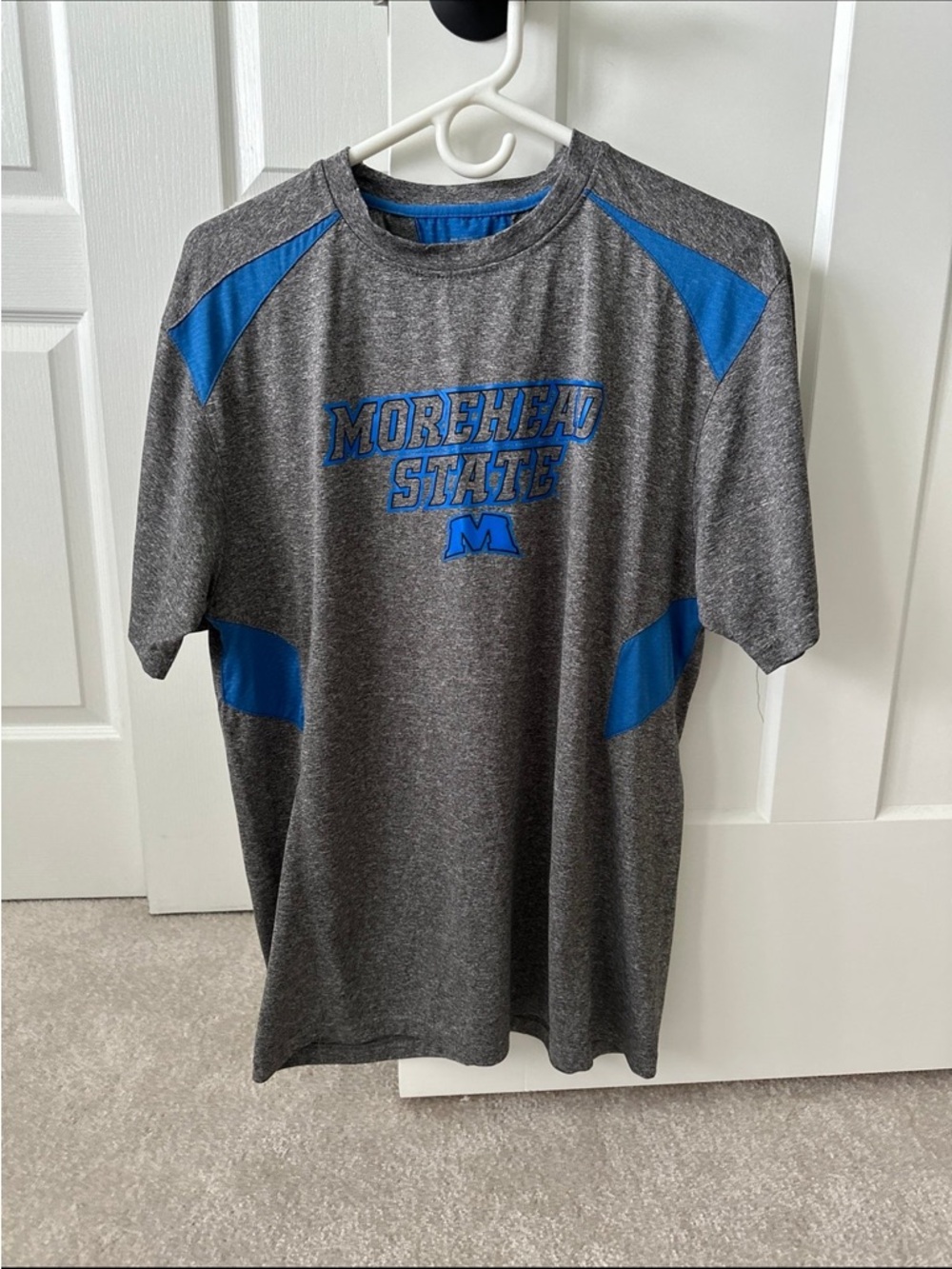 💚4/$30💚 J. America Gray & Blue Morehead State Performance Tee